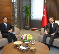 Cumhurbaşkanlığı İletişim Başkanı Altun, Çin Halk Cumhuriyeti Ankara Büyükelçisi Shaobin ile görüştü: