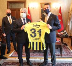 Hatay Valisi Rahmi Doğan, Fenerbahçeli yöneticileri kabul etti