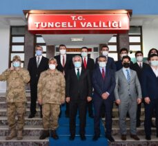 İçişleri Bakan Yardımcısı Ersoy ve Jandarma Genel Komutanı Çetin, Tunceli'de ziyaretlerde bulundu