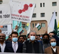 İslamabad'da “5 Şubat Keşmir Dayanışma Günü” yürüyüşü düzenlendi