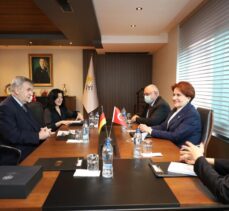 İYİ Parti Genel Başkanı Akşener, Almanya'nın Ankara Büyükelçisi Schulz'u kabul etti