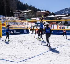 Kar Voleybolu Kadın Milli Takımı, Avrupa Turu Wagrain Etabı'nda üçüncü oldu