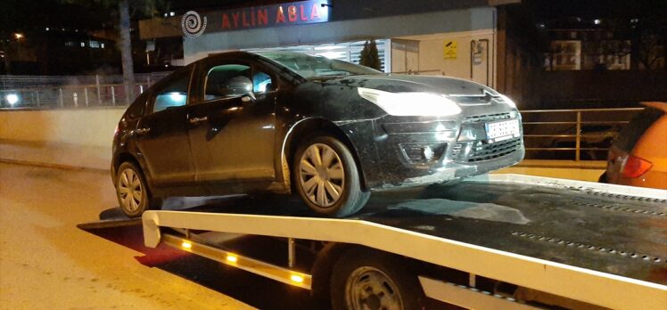 Karabük'te polisin “dur” ihtarına uymayan sürücü aracını bırakarak kaçtı