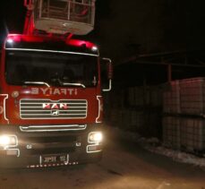 Kayseri'de sabun için yağ üreten tesiste çıkan yangın söndürüldü