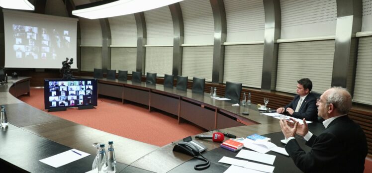 Kılıçdaroğlu, Bursalı dernek başkanları ile video konferans toplantısında buluştu: