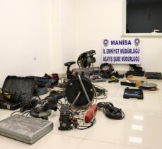 Manisa'da atölyesinden çalınan ekipmanları 18 gün sonra bulunan esnaftan polise teşekkür