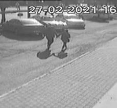 Nevşehir'de erkek arkadaşının bıçaklayarak öldürdüğü kadının güvenlik kamerası görüntüleri ortaya çıktı