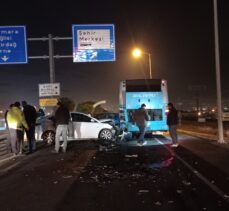 Silivri'de trafik kazası: 1 yaralı