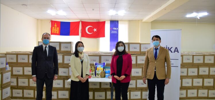 TİKA'dan Moğolistan'da 2 bin aileye gıda yardımı
