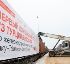 Türkiye- Rusya “ilk ihracat blok treni” hedefe ulaştı