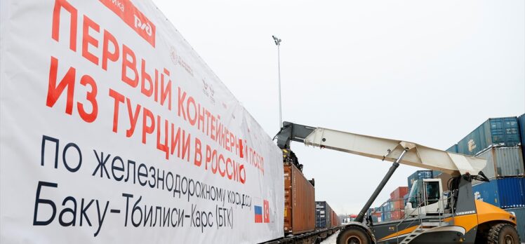 Türkiye- Rusya “ilk ihracat blok treni” hedefe ulaştı