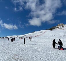 Türkiye'nin en genç kayak merkezlerinden Keltepe yarıyıl tatilinde misafirlerini ağırlıyor