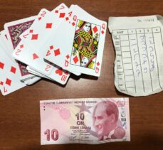 Zonguldak'ta kumar oynayan 6 kişiye 14 bin 557 lira para cezası verildi