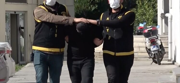 Adana'da düşürdüğü montunu almak için olay yerine dönünce yakalanan gasp zanlısı tutuklandı