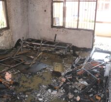 Adana'da evde çıkan yangında dumandan etkilenen kadın hastaneye kaldırıldı