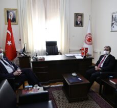 AKPM Başkanı Daems, AKPM Türk Grubu Başkanı Yıldız ile TBMM'de görüştü