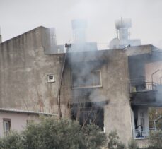 Antalya'da yanan evdeki alzaymır hastası kadın kurtarıldı