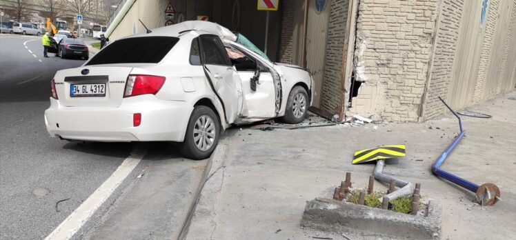 Bakırköy’deki trafik kazasında 1 kişi yaralandı