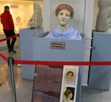 Bolu Müzesindeki 2 bin yıllık boyalı kadın başı heykelinin “Artemis” olduğu anlaşıldı