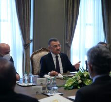 Cumhurbaşkanı Yardımcısı Oktay, KKTC Başbakanı Saner ile görüştü
