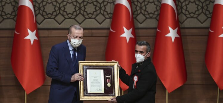 Cumhurbaşkanı Erdoğan, Devlet Övünç Madalyası Tevcih Töreni'nde konuştu: