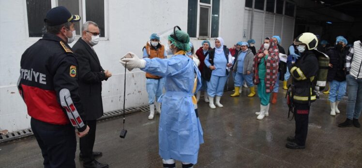 Edirne'de peynir fabrikasındaki amonyak tankından sızan gazdan etkilenen 7 işçi hastaneye kaldırıldı