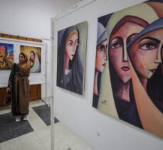 Gazze'de “Toprak Günü” münasebetiyle resim sergisi düzenlendi