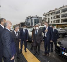 HDP Eş Genel Başkanı Sancar, Gelecek Partisi Genel Başkanı Davutoğlu'nu ziyaret etti