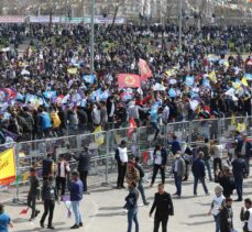 HDP'nin Diyarbakır'daki nevruz etkinliğinde terör örgütü propagandası yapıldı