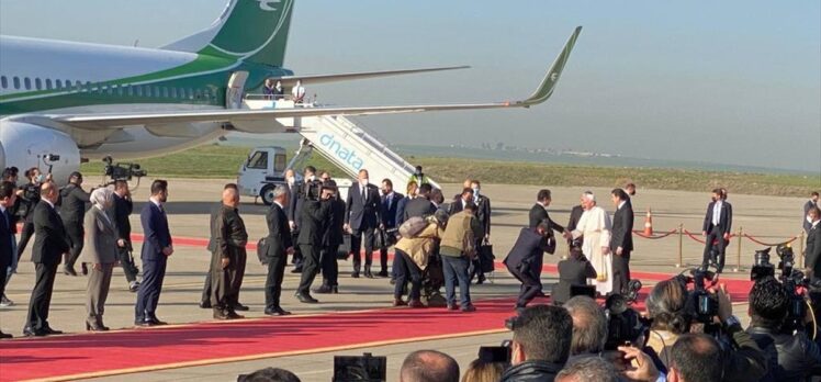 Irak ziyaretini sürdüren Papa, Erbil'e geldi