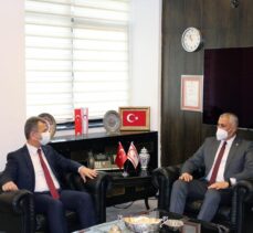 KKTC Milli Eğitim ve Kültür Bakanı Olgun Amcaoğlu, ÖSYM Başkanı Aygün'ü ziyaret etti