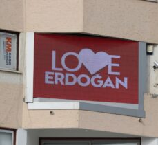 KKTC'deki reklam panolarına “Love Erdoğan” afişleri asıldı