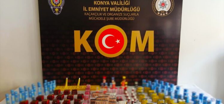 Konya'da 4 bin 117 adet kaçak ilaç ele geçirildi