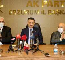 Tarım ve Orman Bakanı Pakdemirli AK Parti Erzurum İl Başkanlığını ziyaret etti: