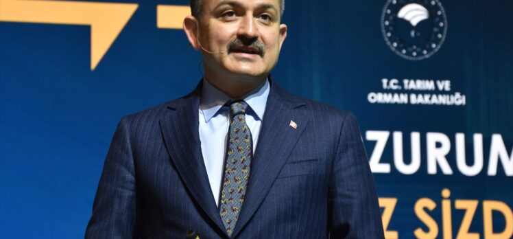 Tarım ve Orman Bakanı Pakdemirli, Erzurum'daki sektör toplantısında konuştu: