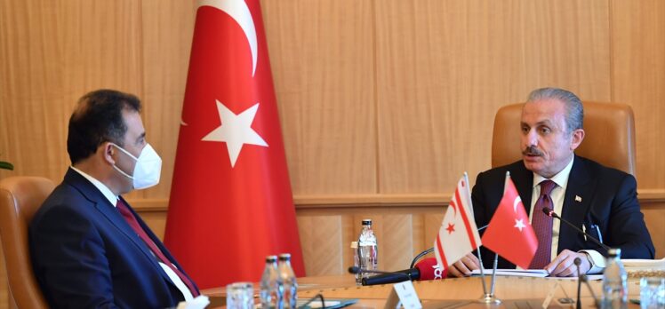 Cumhurbaşkanı Erdoğan, TBMM Başkanı Şentop ile görüştü