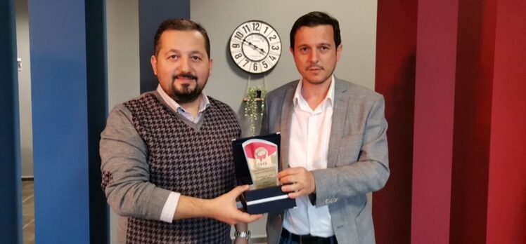 Trabzonspor Yöneticisi Sertaç Güven, TSYD Trabzon Şubesi'ni ziyaret etti