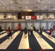 Yıldız ve Genç Eskrim Milli Takımı sporcularının Antalya kampı devam ediyor