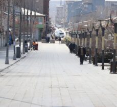 Doğu Anadolu'da sokağa çıkma kısıtlaması nedeniyle sessizlik hakim