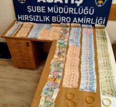 Antalya'da evden 30 bin lira ve ziynet eşyası çalan kişi yakalandı