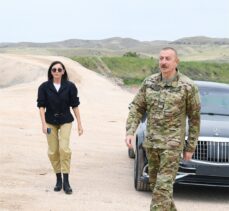 Azerbaycan Cumhurbaşkanı Aliyev, işgalden kurtarılan Zengilan'da yeni havalimanının temelini attı