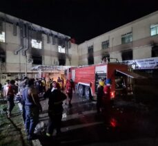 Irak İnsan Hakları Komiserliği: Bağdat'ta Kovid-19 hastanesindeki yangında ölü sayısı 35 ile 40 arası