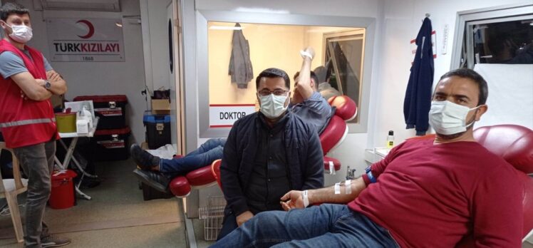 Batman'da iş dünyasından Türk Kızılay'a kan bağışı desteği