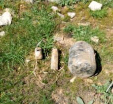 Bitlis'te amonyum nitratla güçlendirilmiş el yapımı patlayıcı ile top mühimmatı bulundu