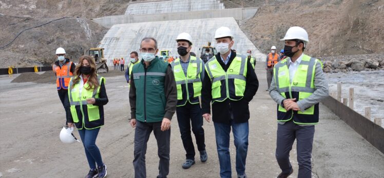 DSİ Genel Müdürü Yıldız, Yozgat'taki İnandık Barajı inşaatını inceledi: