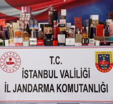 İstanbul'da jandarmanın operasyonunda 20 bin şişe sahte parfüm ele geçirildi