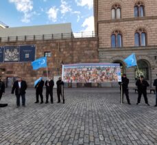 İsveç'te Çin'in Uygur Türklerine yönelik politikası protesto edildi