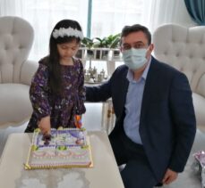 Kahramanmaraş'ta şehit polis memurunun kızına doğum günü sürprizi yapıldı