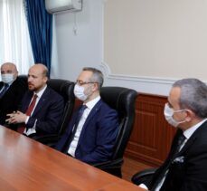Kırgızistan Dışişleri Bakanı Kazakbayev, Dünya Etnospor Konfederasyonu Başkanı Bilal Erdoğan'ı kabul etti