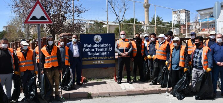 Kovid-19 sürecini avantaja çeviren Sivas Belediyesi 300 personelle bahar temizliği başlattı